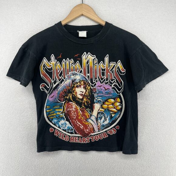 STEVIE NICKS Shirt M '83 Wild Heart Concert Tour Fleetwood Mac Single Stitch VTG